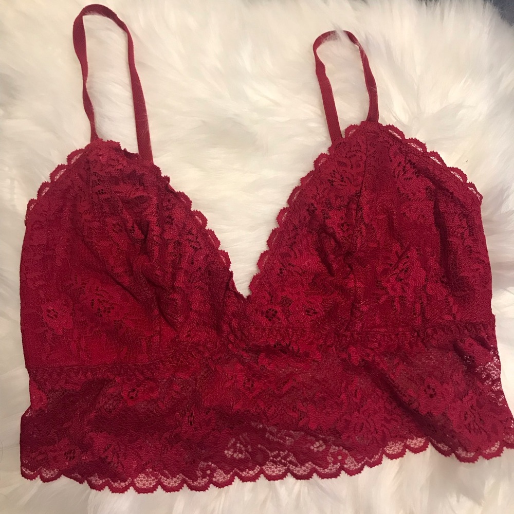 Red Lace Bralette